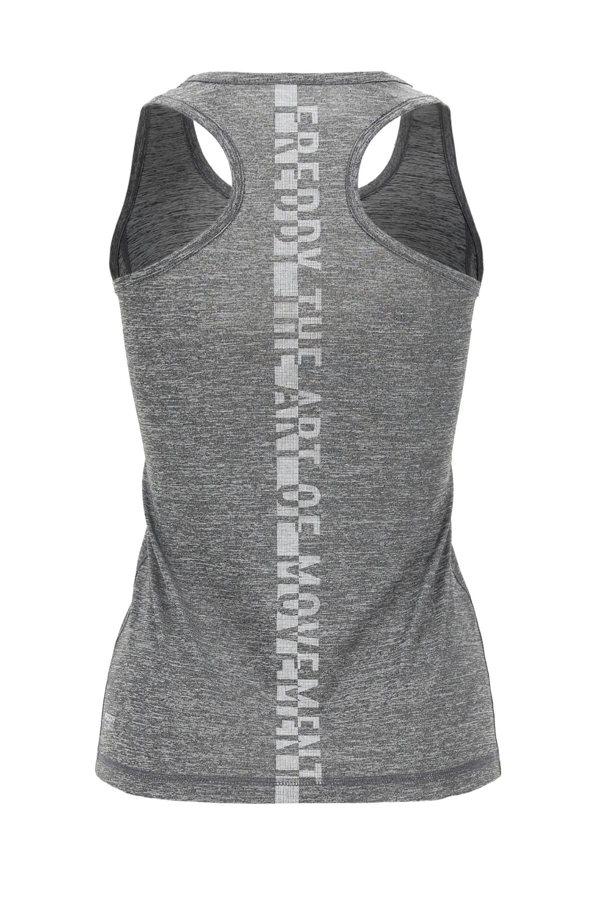 MELANGE GREY SPORTS TOP