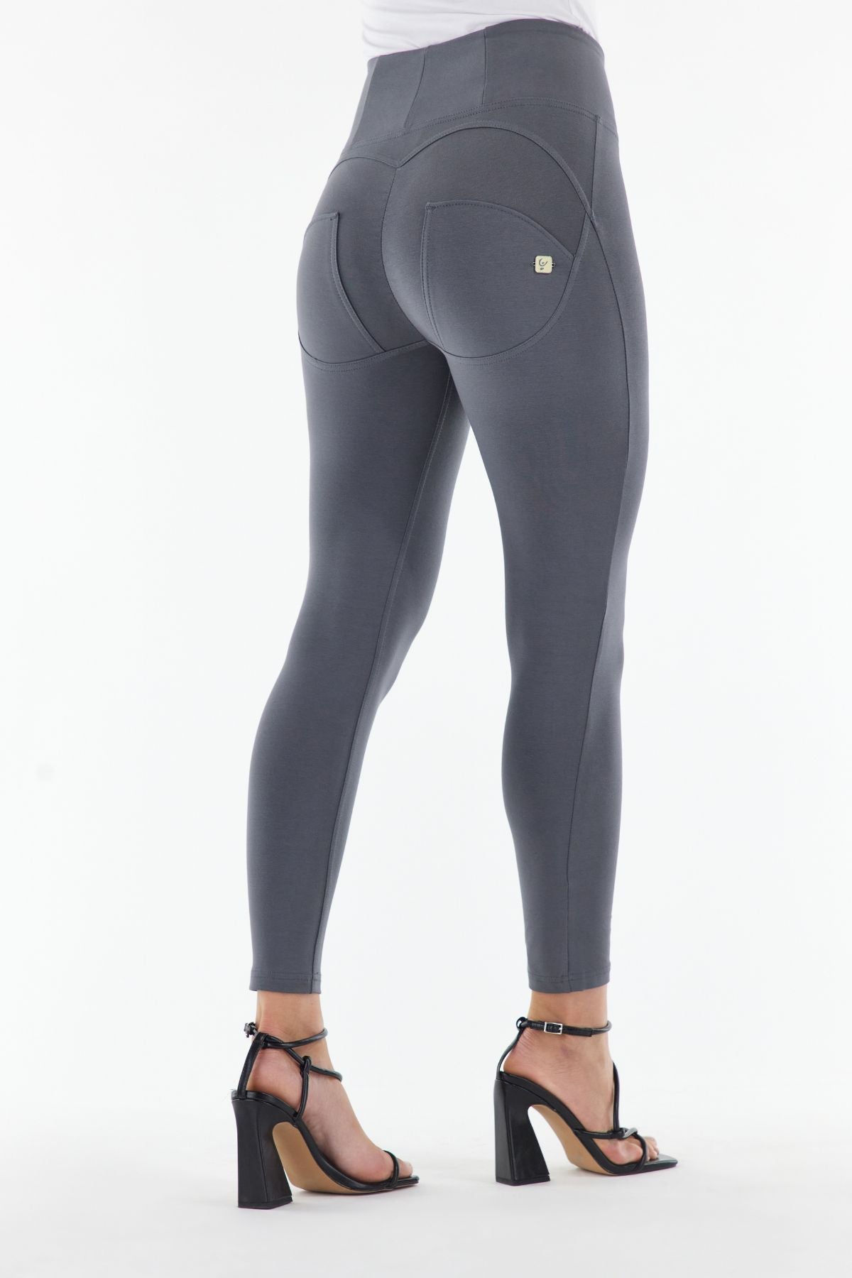 Freddy WR.UP® curvy fit grey ankle length trousers – view 2