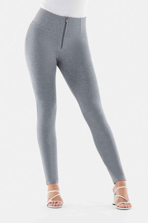 Freddy WR.UP® melange grey high waist skinny trousers – view 3