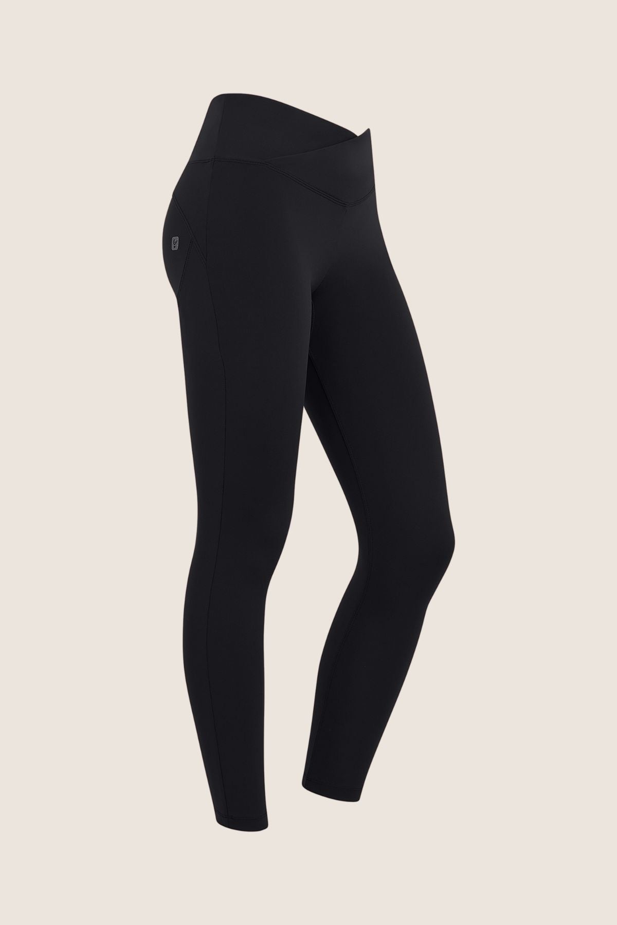Active DIWO Pro High Rise V Front Fitness Leggings Black