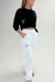 White Tracksuit Bottoms – Brushed Fleece