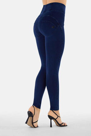 Freddy WR.UP® dark denim 5 button super high waist jeans – view 4