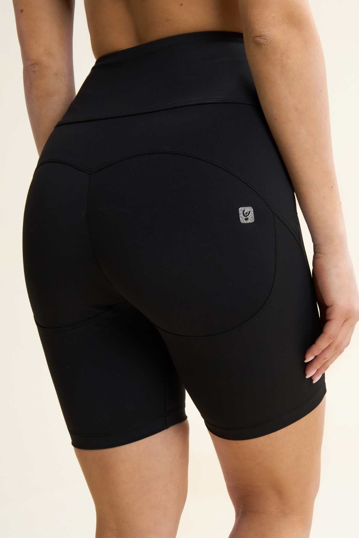 Active DIWO High Rise Fitness Shorts Black