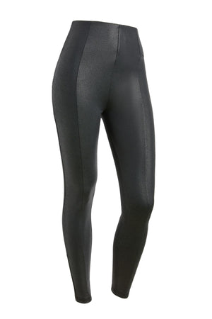 Freddy WR.UP® black snake effect faux leather super high waist trousers – view 3