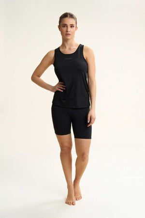 Freddy Active DIWO black high rise sports shorts – view 4
