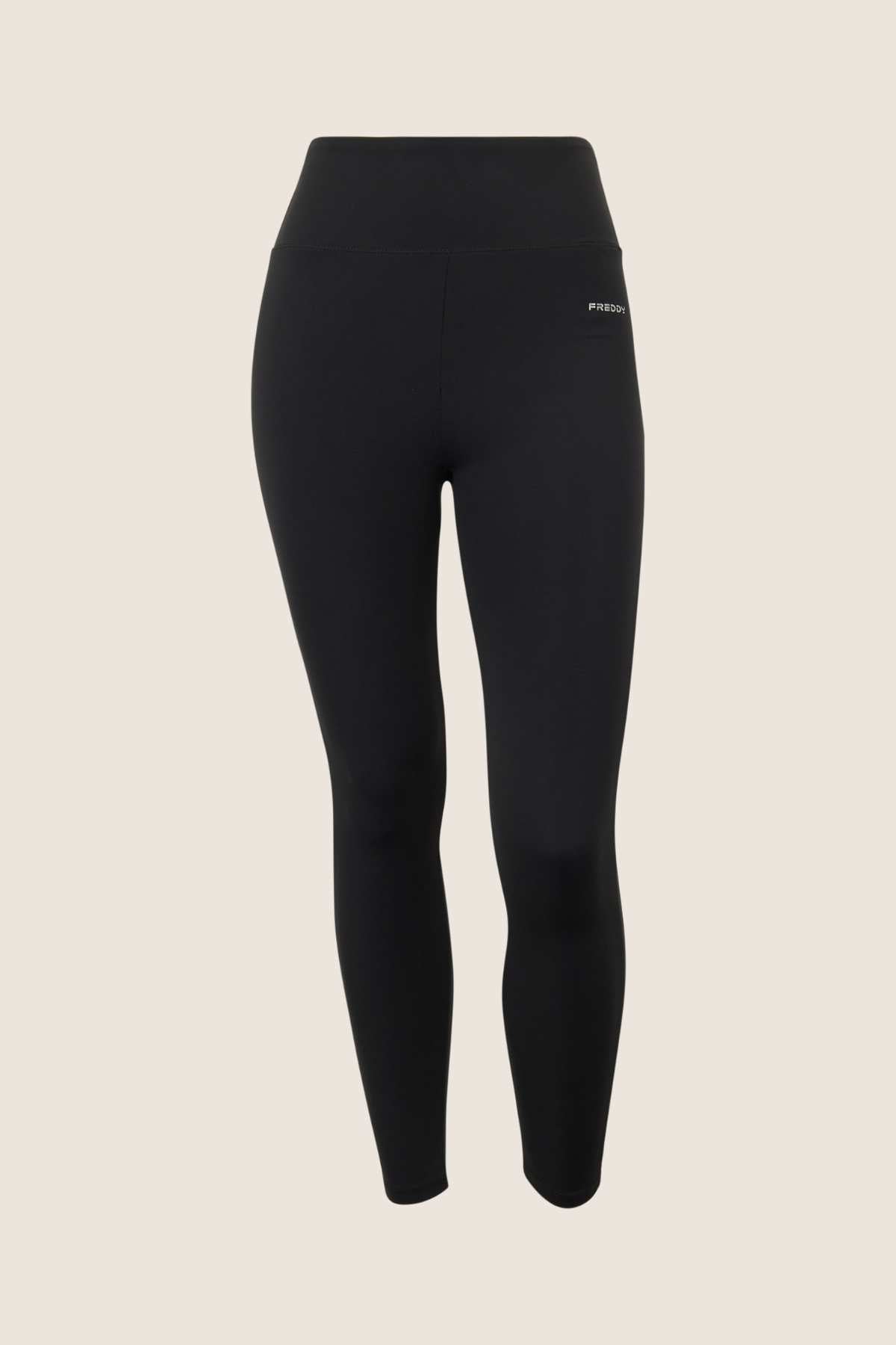 Active DIWO High Rise Fitness Leggings Black Ankle Length