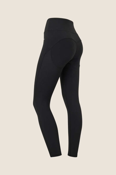 Active DIWO High Rise Fitness Leggings Black Ankle Length