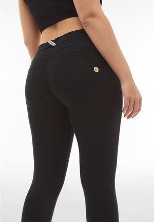 Freddy WR.UP® black mid rise 7/8 ankle skinny trousers – view 2