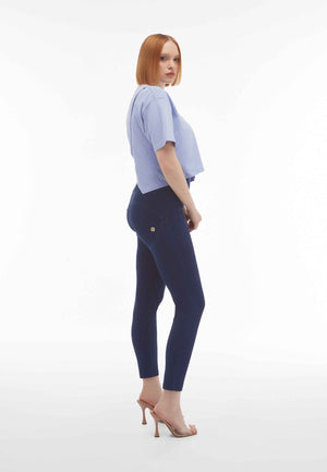 Freddy super high rise denim 7/8 ankle jeans with front pocket – view 6