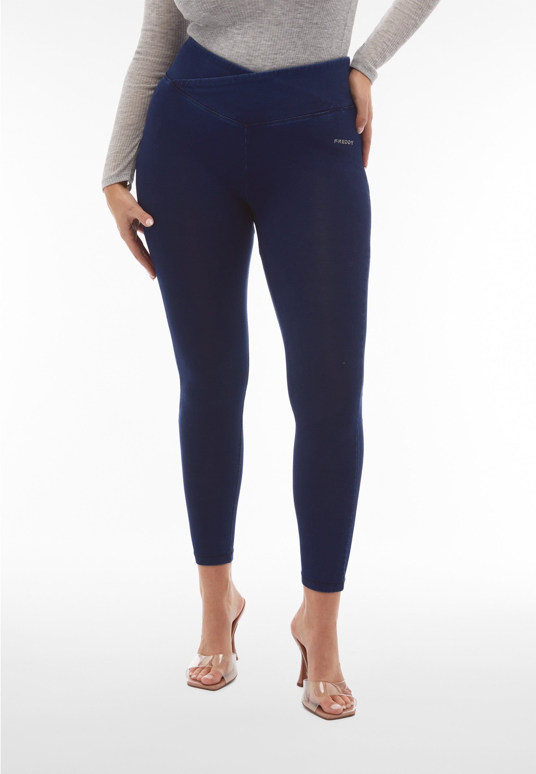 Denim workout leggings best sale