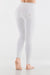 White Faux Leather High Waist Full Length