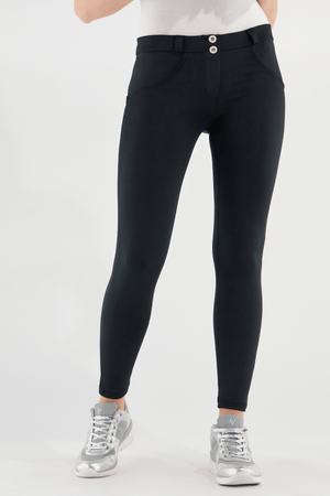 Freddy DIWO Pro black mid rise 7/8 ankle trousers – view 3