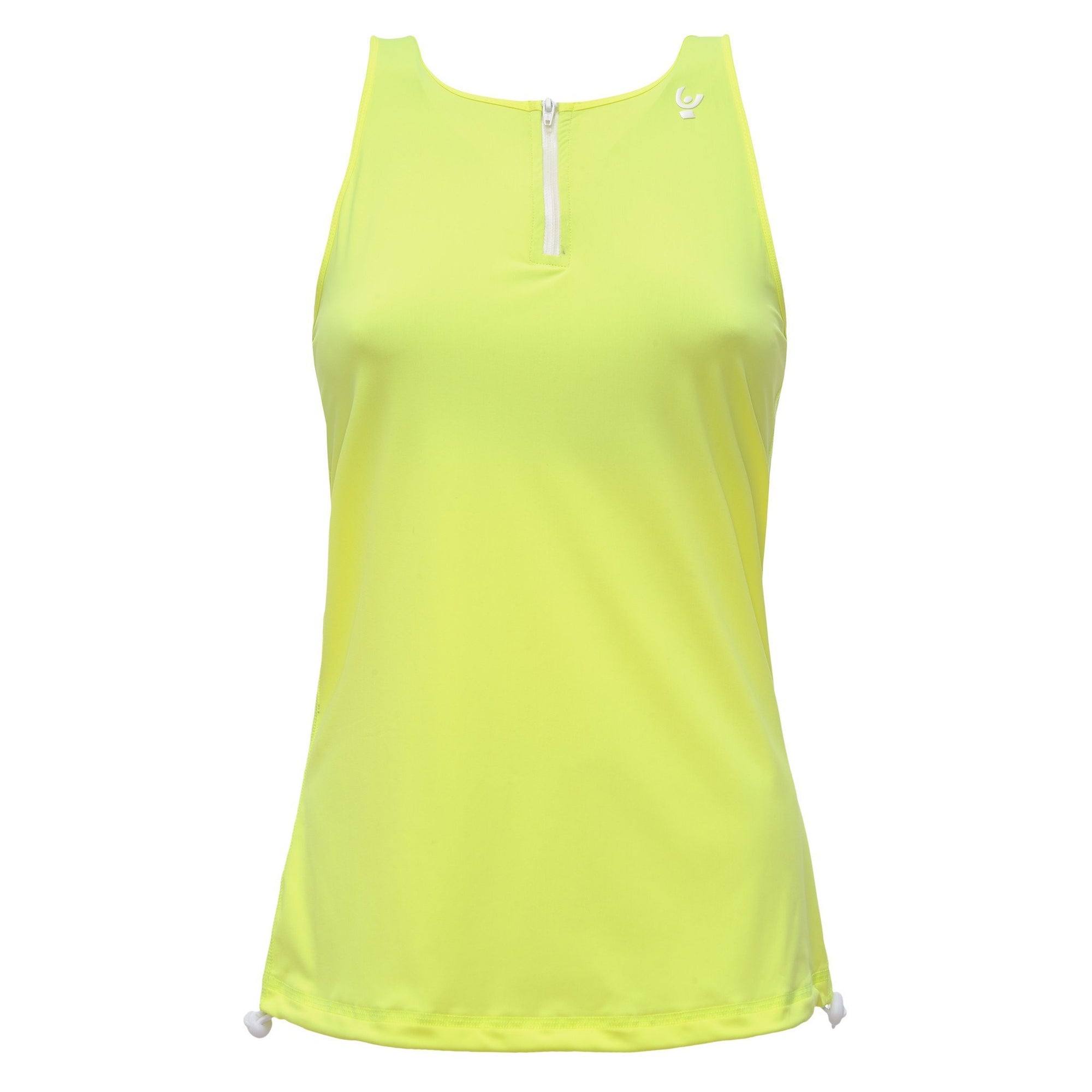 Neon Yellow Activewear Tank Top