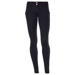 Freddy WR.UP® navy mid rise skinny trousers – view 6