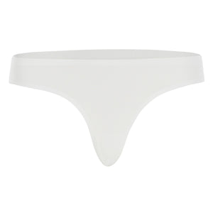 Freddy white seamless mid waist thong