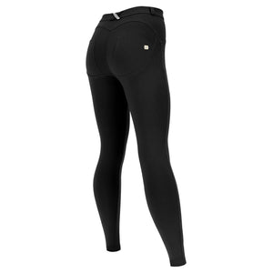 Freddy WR.UP® hourglass fit black cotton mid rise trousers – view 14