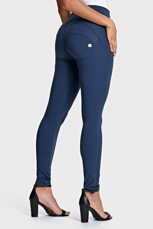 Freddy DIWO Pro navy high waist skinny trousers – view 2